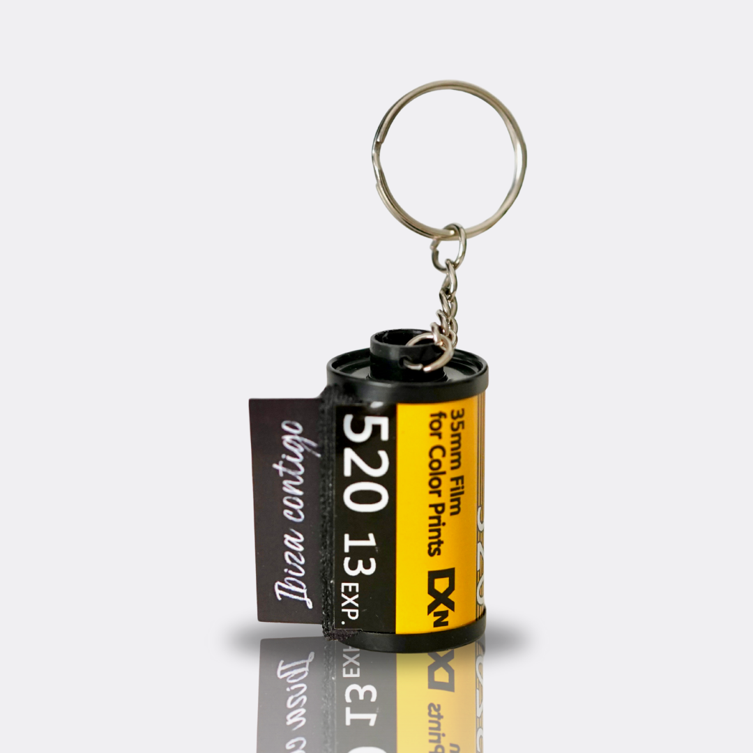 Porta-Chaves com Rolo Fotográfico Personalizado