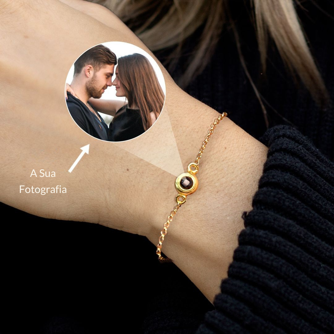 Pulseira com Fotografia Clássica